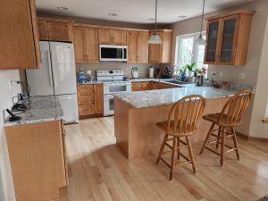 Remodeled kitchen by 380 Companies