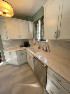 Remodeled kitchen by 380 Companies