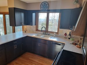 Remodeled kitchen by 380 Companies