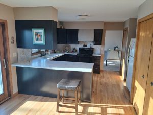 Remodeled kitchen by 380 Companies